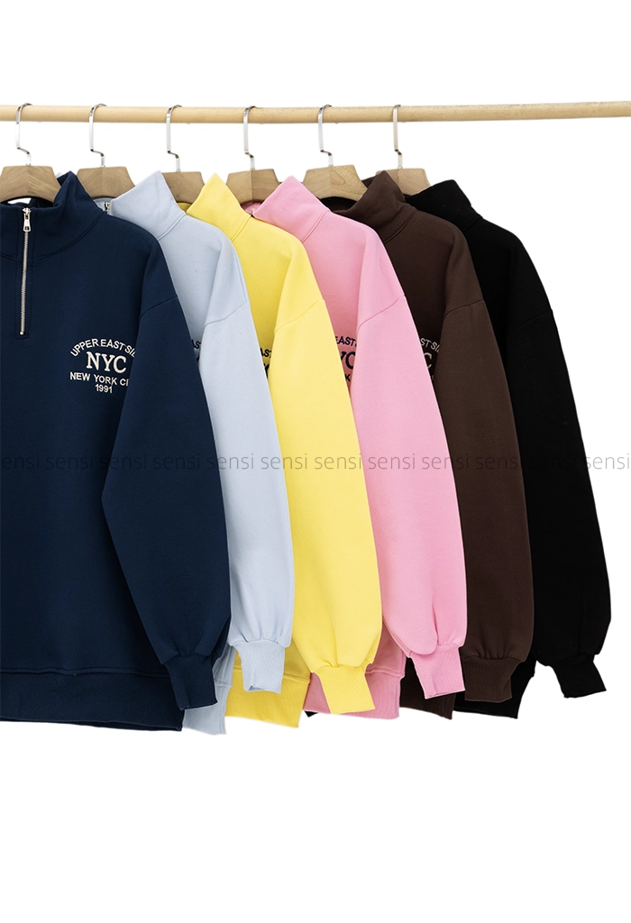 دورس نیم زیپNYCگلدوزی کد1005153